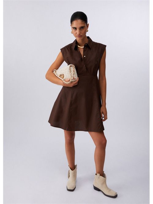 Dress woman brown LIU JO | WA6514T4853/91109